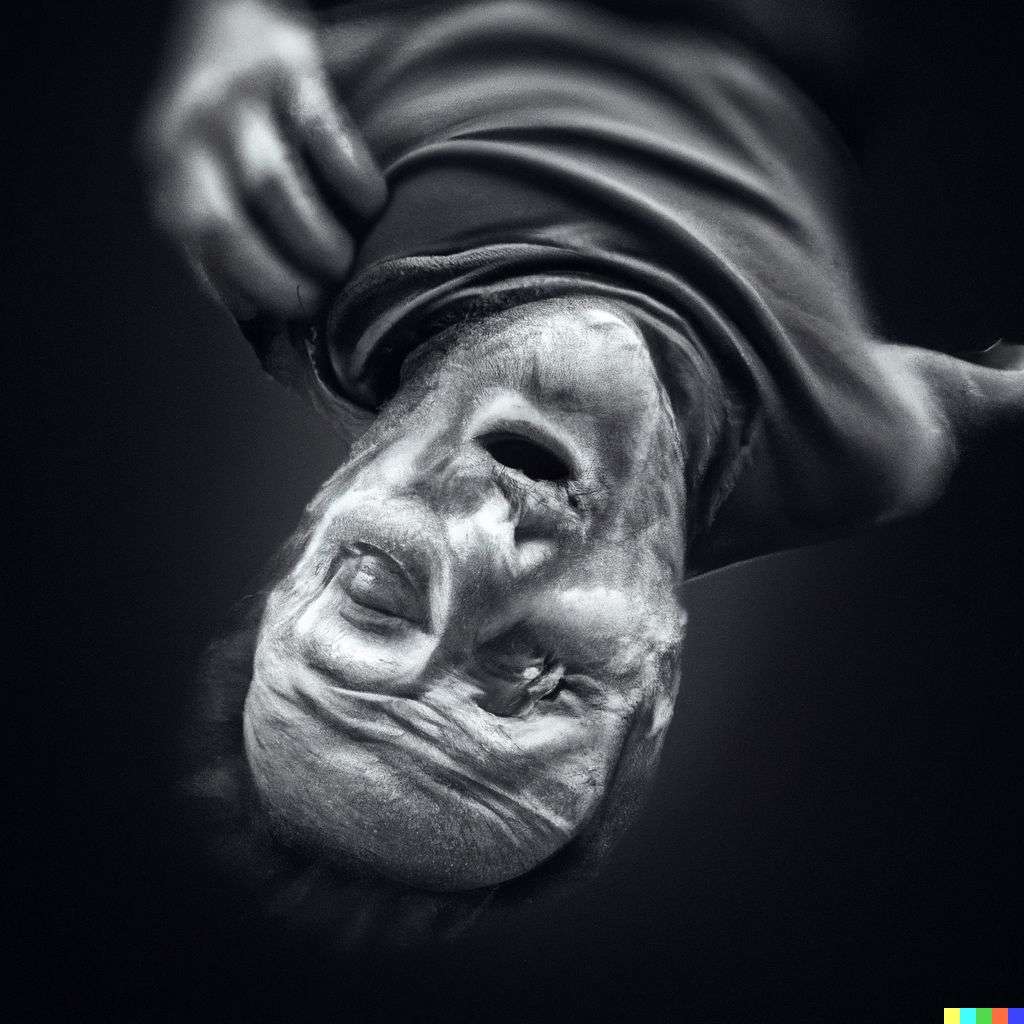 the discovery of gravity, photograph taken by Lee Jeffries